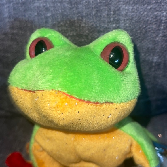 LIL’ Kinz WEBKINZ Ganz TREE FROG HS109 hang & but Tag No Code plush stuff animal - Picture 2 of 10